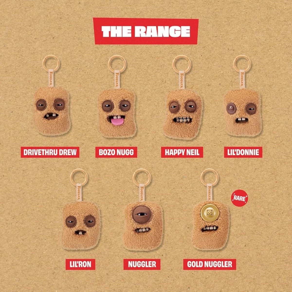 Fuggler Fugg Nugg | 3.5 Inch Collectible Keyring by ZURU