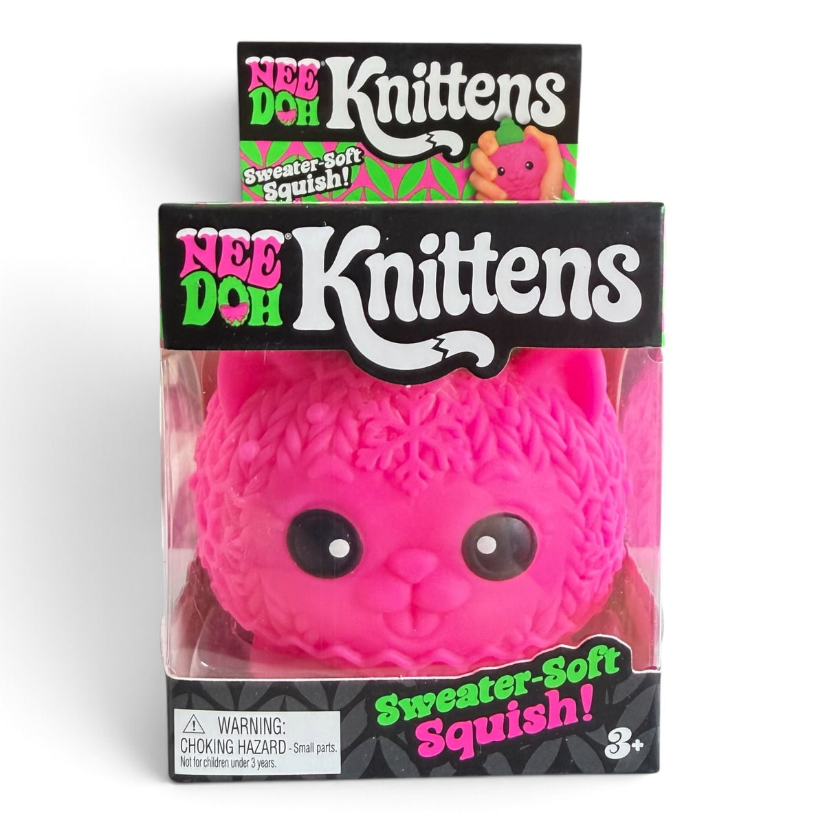 NeeDoh Knittens | Sweater-Soft Squish Cat | Authentic Schylling - The Sensory