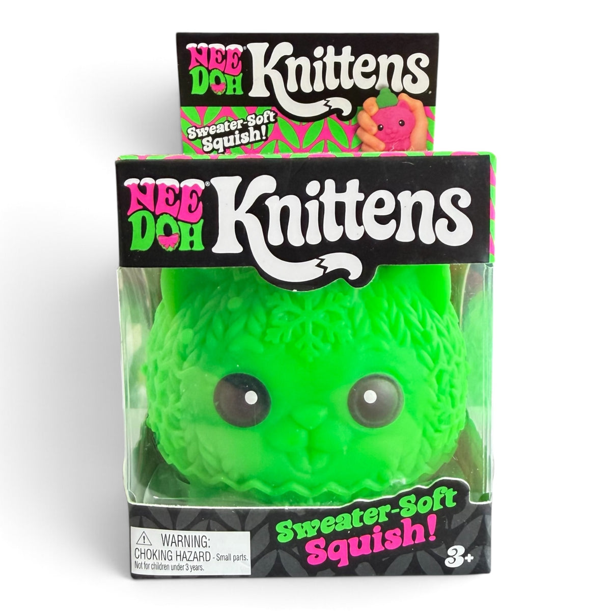 NeeDoh Knittens | Sweater-Soft Squish Cat | Authentic Schylling - The Sensory