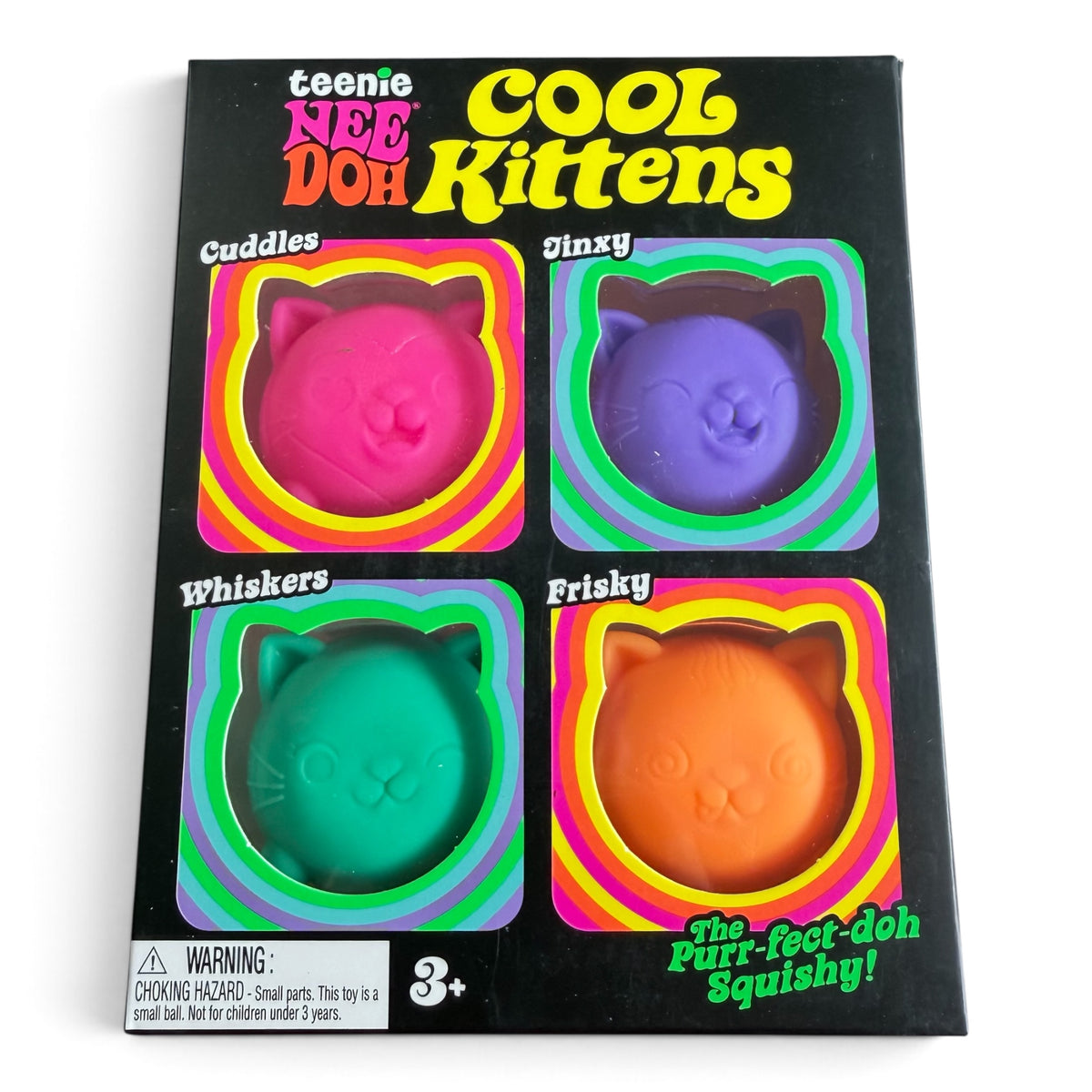 Teenie NeeDoh Cool Kittens 4-Pack | Authentic Schylling - The Sensory
