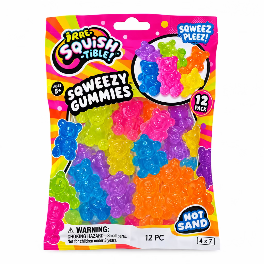 Irre-Squish-table Squeezy Gummy Bears