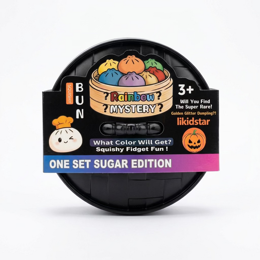 Glitter Halloween Squishy Bun  Dumpling Rainbow Mystery Edition