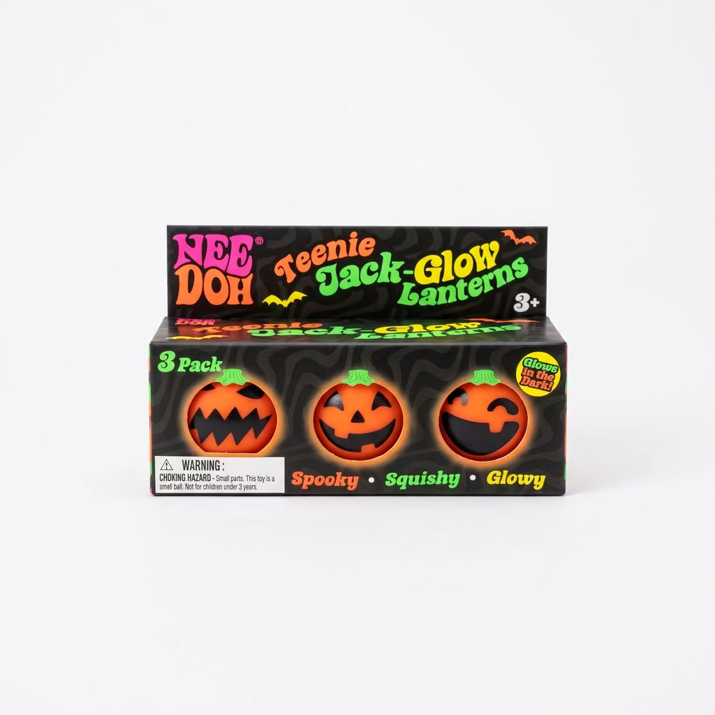 NeeDoh Teenie Jack-Glow-Lanterns 3pk | Authentic