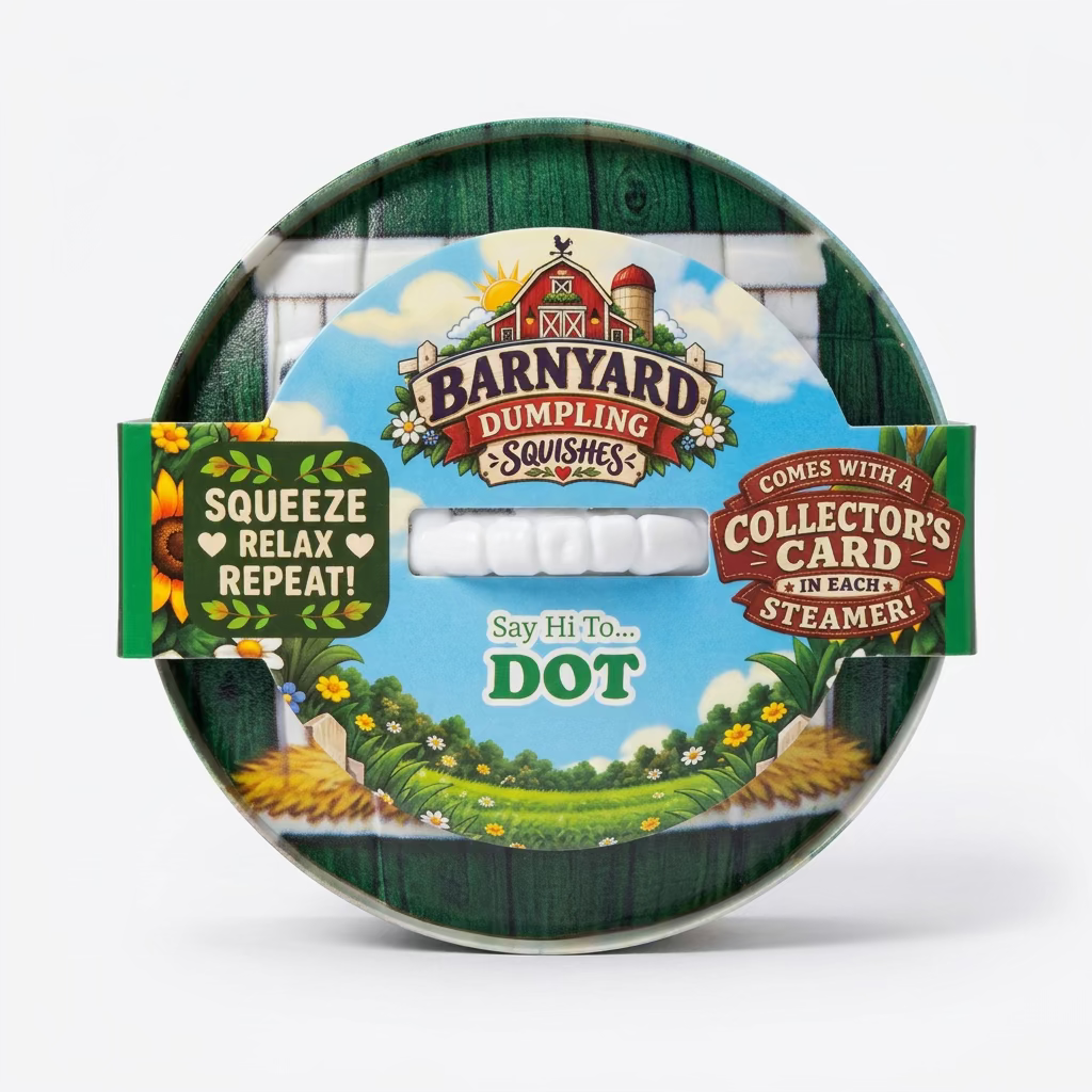 Fun Doh Farm Barnyard Squishy Dumpling Toy