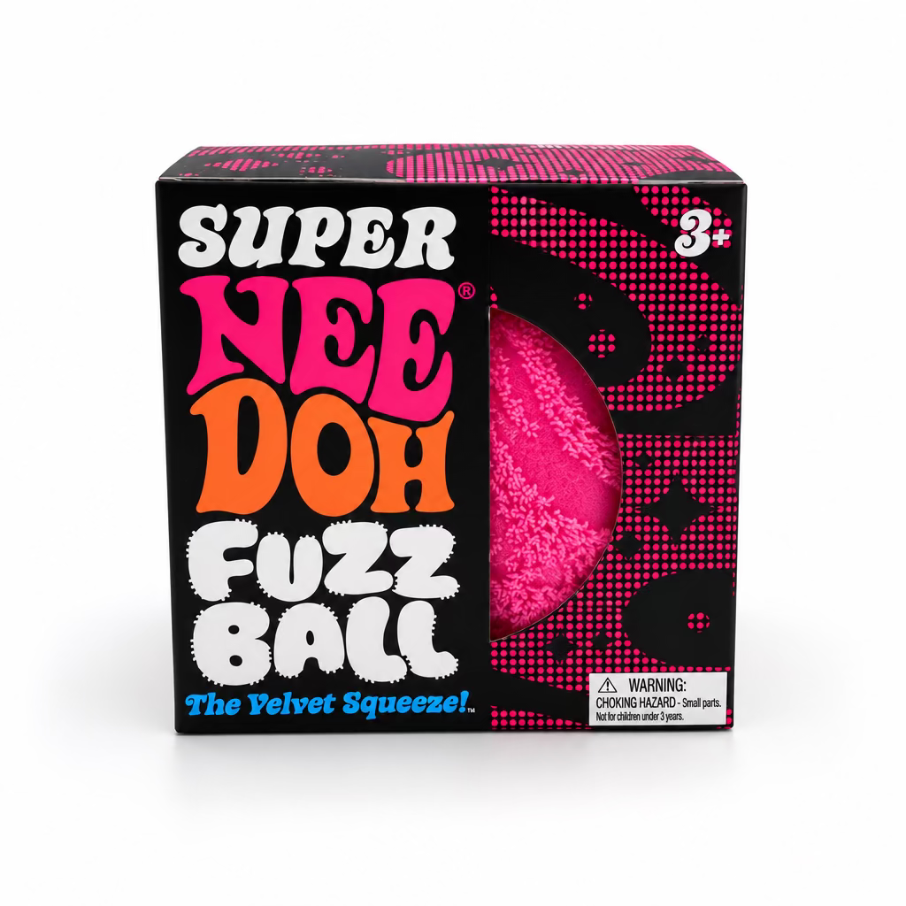 Super NeeDoh Fuzz Ball Cosmic Cool Authentic Schylling