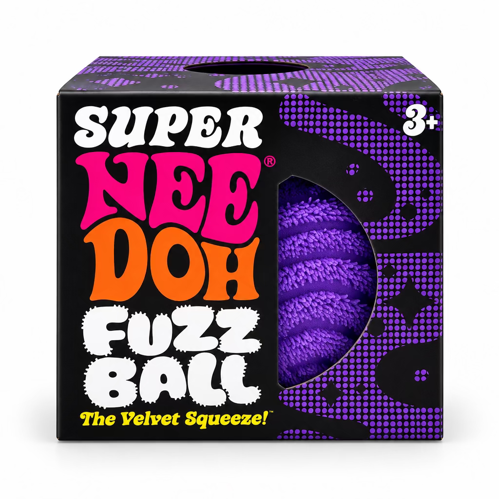 Super NeeDoh Fuzz Ball Cosmic Cool Authentic Schylling