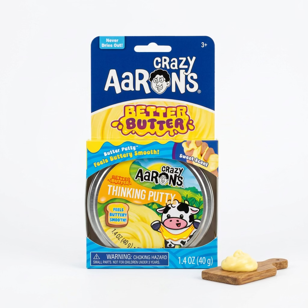 Crazy Aaron's Better Butter Thinking Putty | Authentic