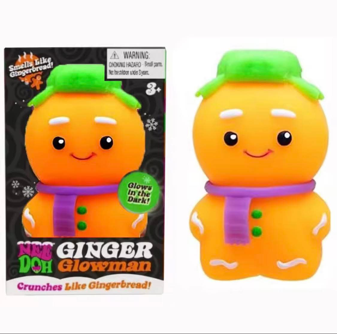 PRE-ORDER Needoh Ginger Glowman Squishy | Inspired Replica