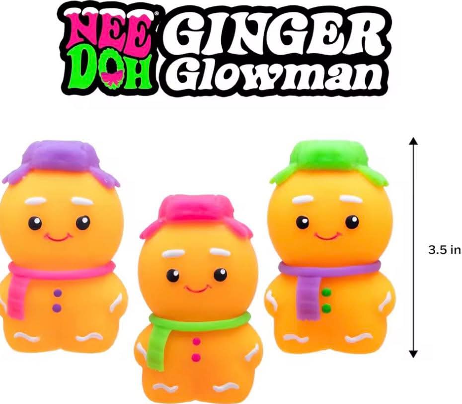 PRE-ORDER Needoh Ginger Glowman Squishy | Inspired Replica