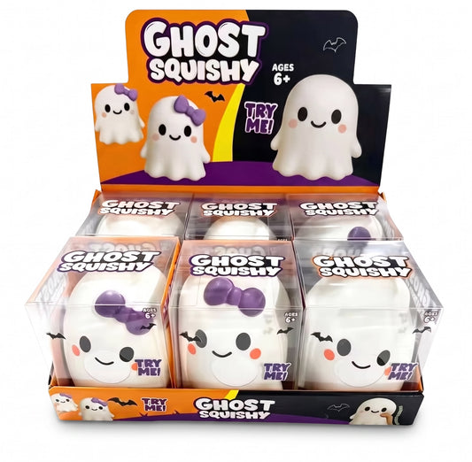 Jumbo slow-rise ghost squishy toy