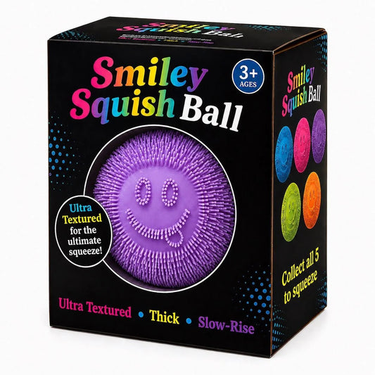 Smiley Squish Ball - The Sensory