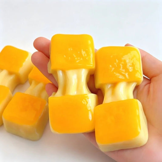 Pull Cheese Squishy - The Sensory
