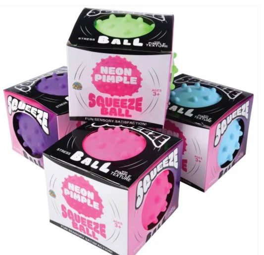 Neon Pimple Squeeze Ball - The Sensory
