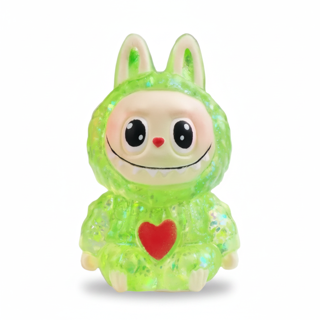 Labubu Glitter Maltose Squishy
