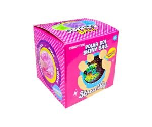 Polka Dot Shiny Ball | Squeeze Relief - The Sensory