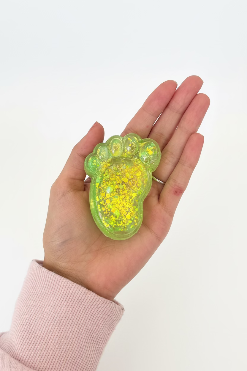 Glitter Foot Sugar Maltose Stress Fidget