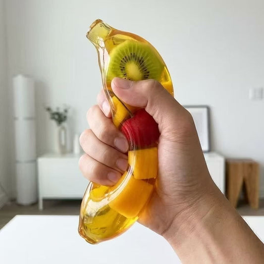 Giant Mix Fruit Banana Kawaii Chiboki Maltose Squish - The Sensory