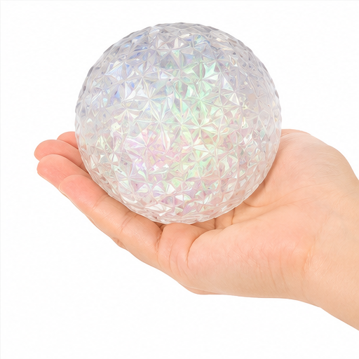 Diamond Glitter Stress Ball | Clear Maltose Squishy Fidget Toy