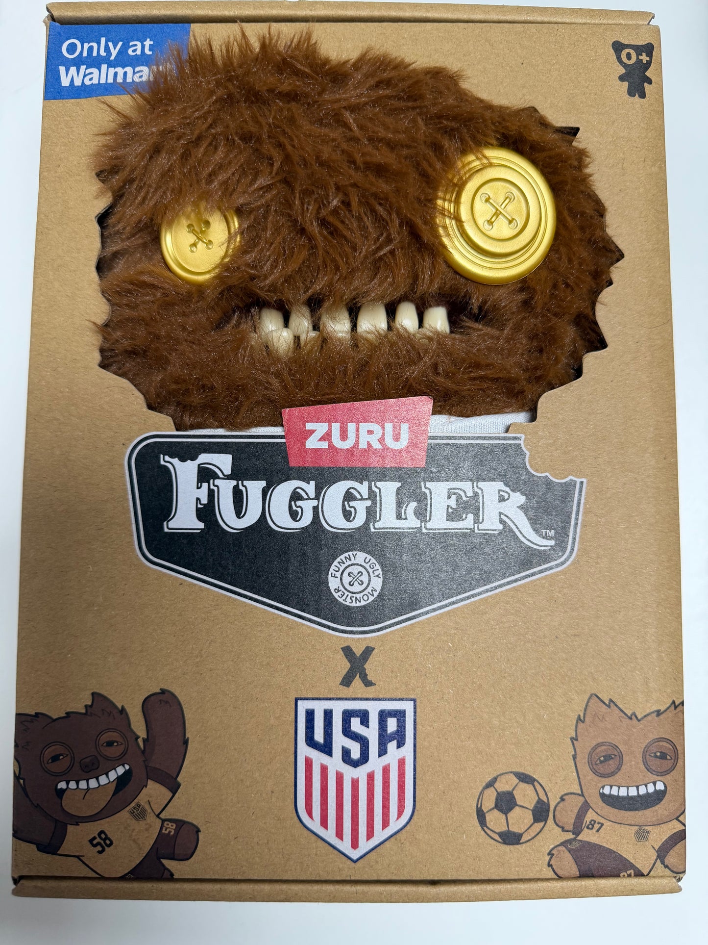 Zuru 9 Inch Fuggler | Grumpy Grumps | US Soccer Edition | Official Merchandise