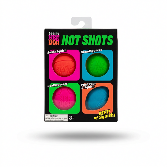 Needoh Hot Shots 4-Pack Authentic