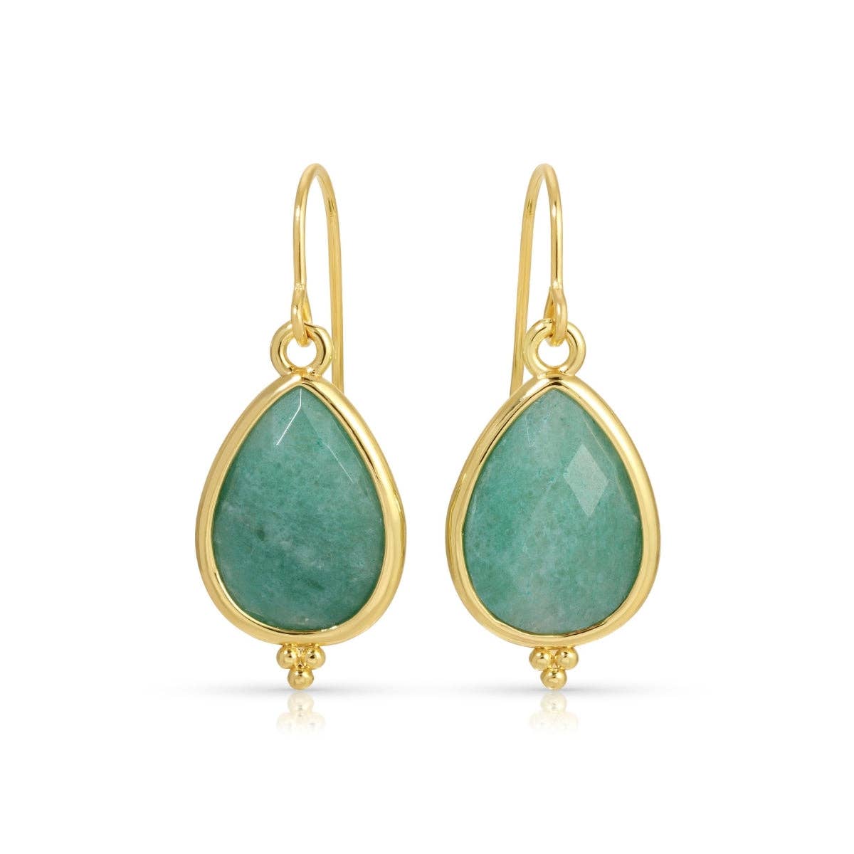 Teardrop Stone Earrings - The Sensory