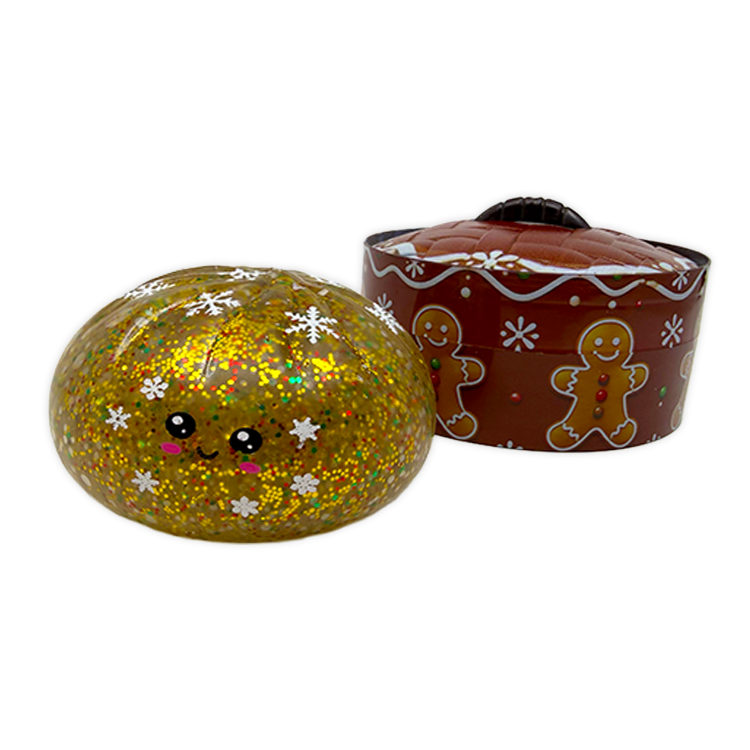 Fun Doh Squishmas Dumpling Holiday Festive Squishy - The Sensory