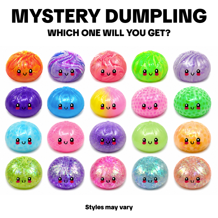 Fun Doh Blind Box Squishy Steamer Dumpling VIRAL- 12/Display - The Sensory