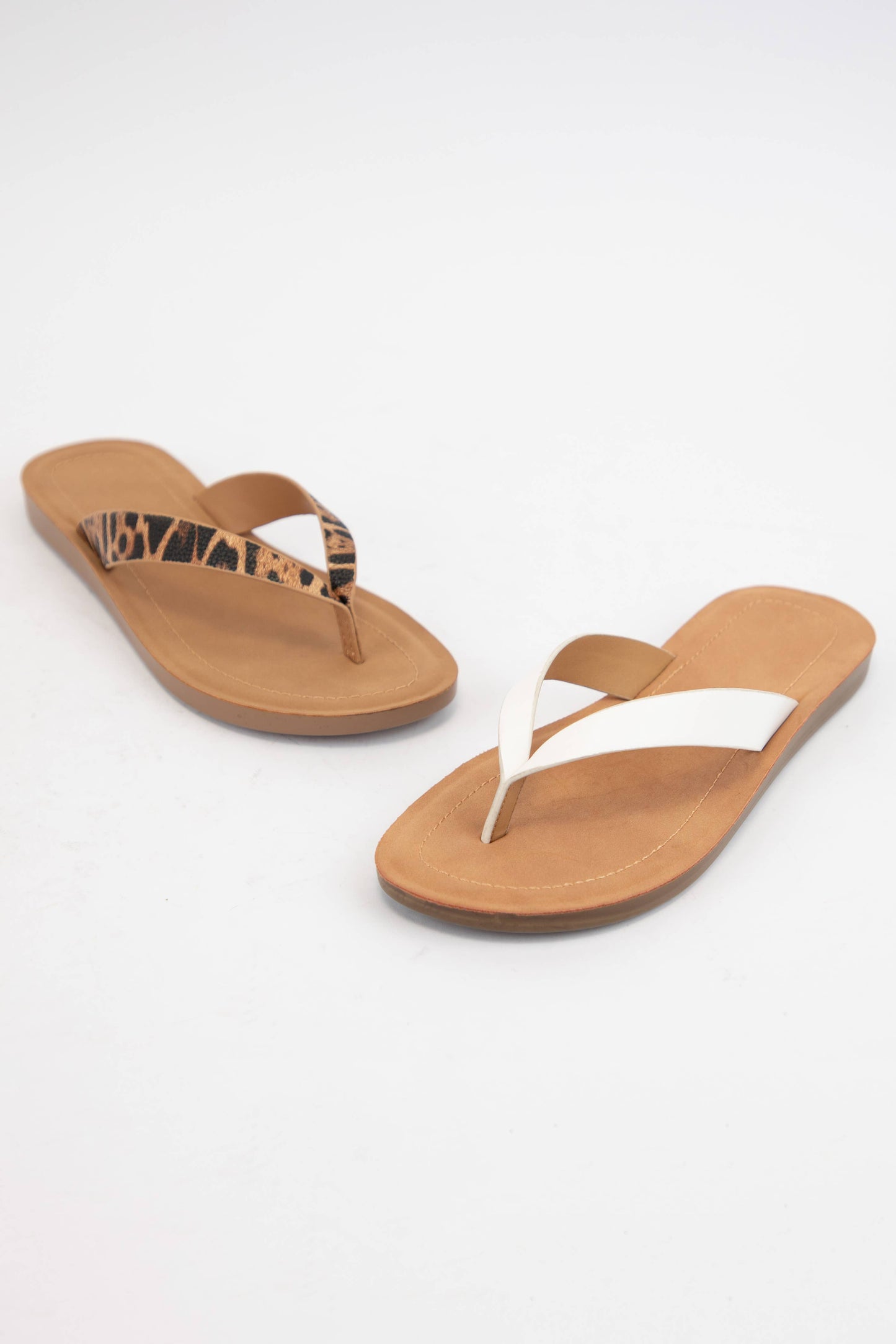 Thong Slide Sandal With Comfortable Sole | Nubuck Leather