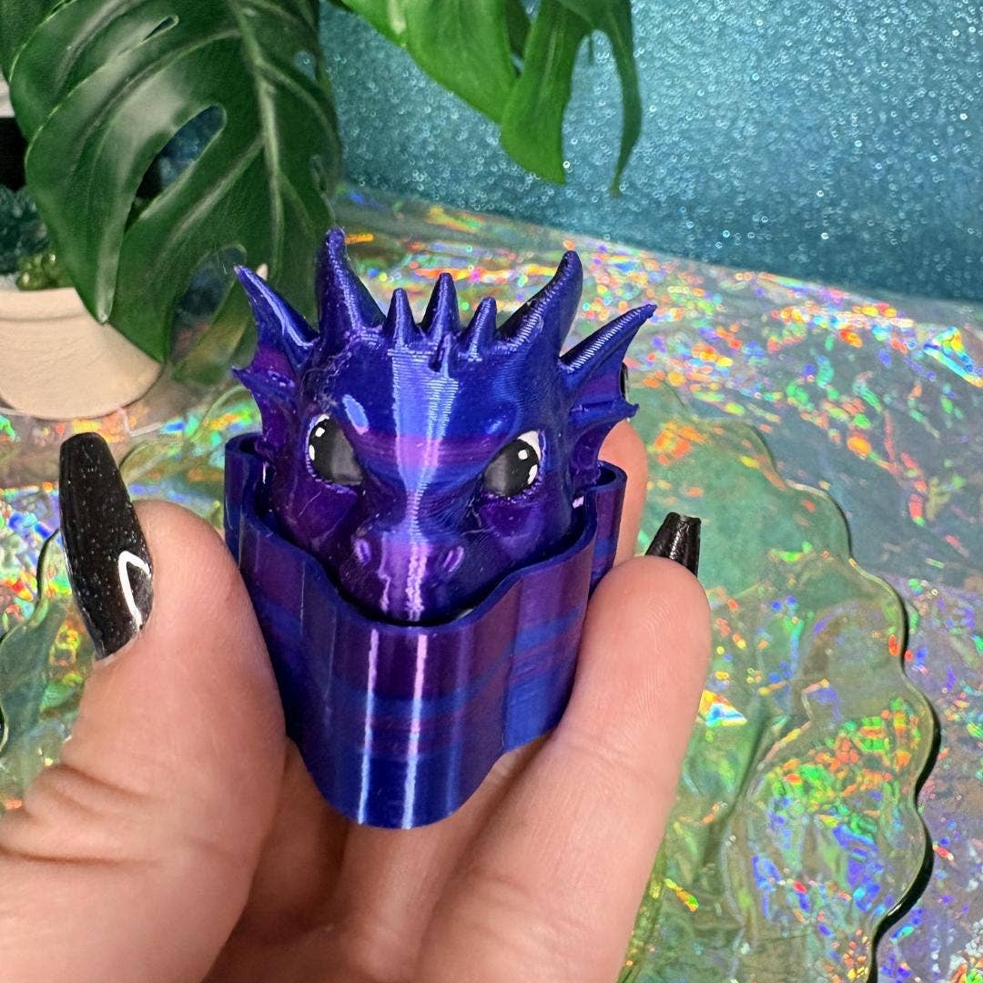 Romantasy Dragon Head Fidget Clicker