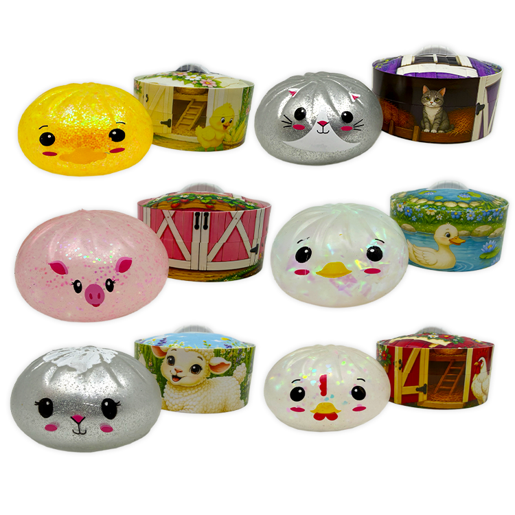 Fun Doh Farm Barnyard Squishy Dumpling Toy
