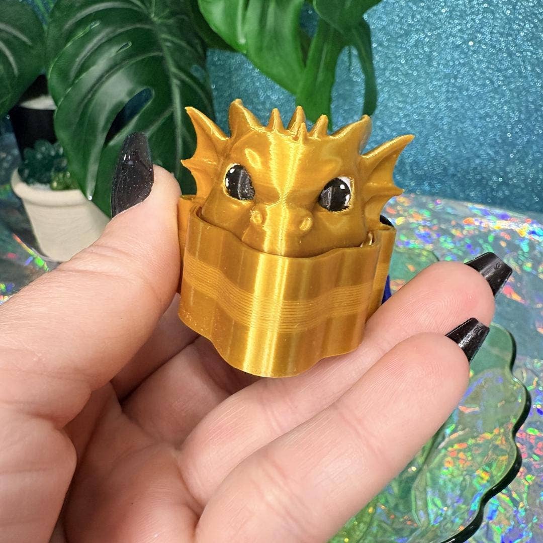 Romantasy Dragon Head Fidget Clicker