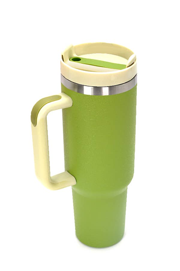 Stainless Steel Tumbler 40 Oz Solid, Double Wall Vacuum, Gift For Her