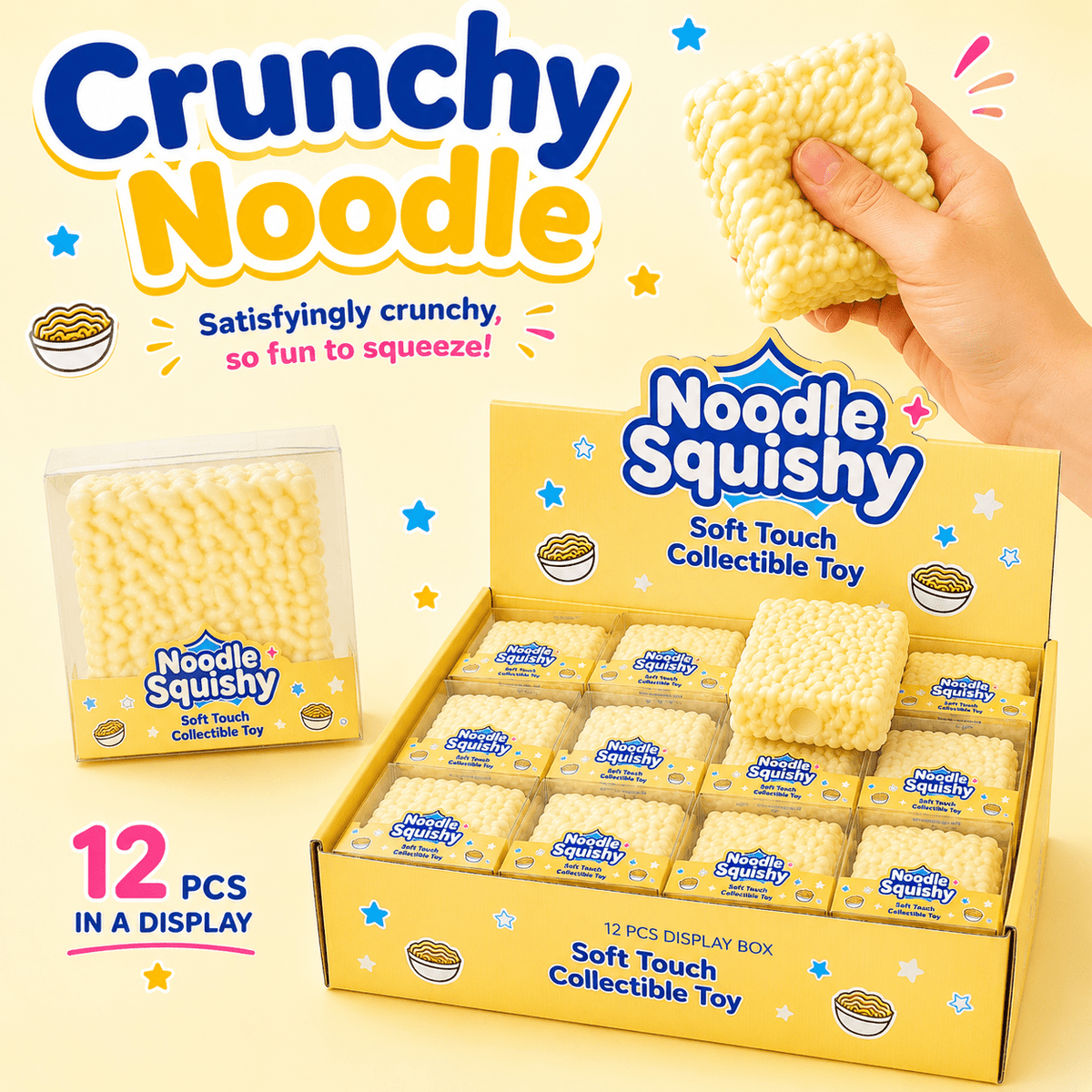 Crunchy Noodle Squishy (ASMR Crunch) - The Sensory