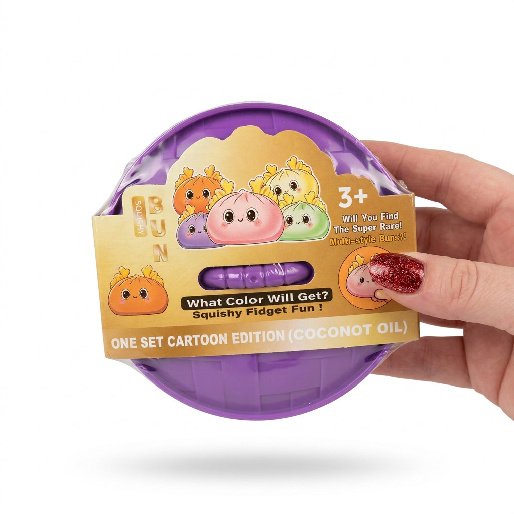 Coconut Oil Axolotl Dumpling Squishy | Cartoon Edition - The Sensory