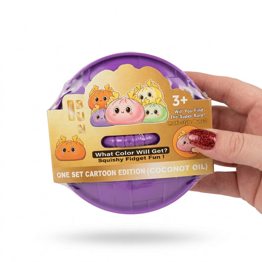 Coconut Oil Axolotl Dumpling Squishy | Cartoon Edition - The Sensory