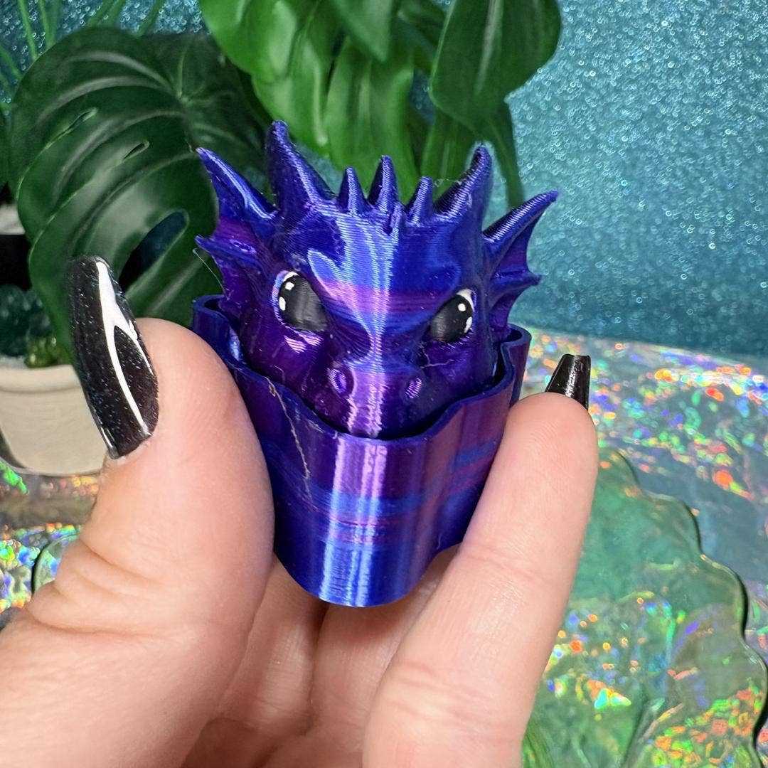 Romantasy Dragon Head Fidget Clicker