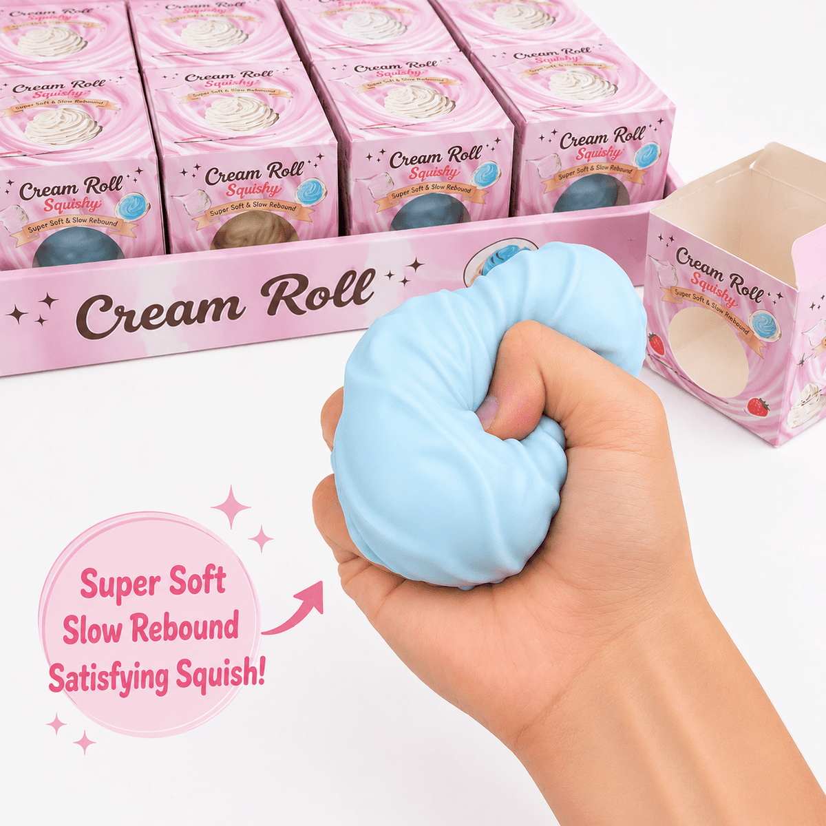 Cream Roll Vaseline Squishy - The Sensory