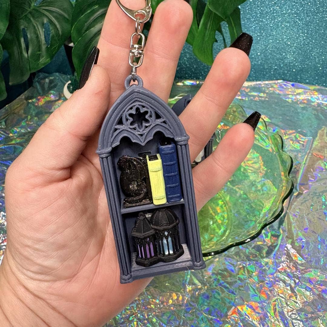 Gothic Bookshelf Fidget Clicker
