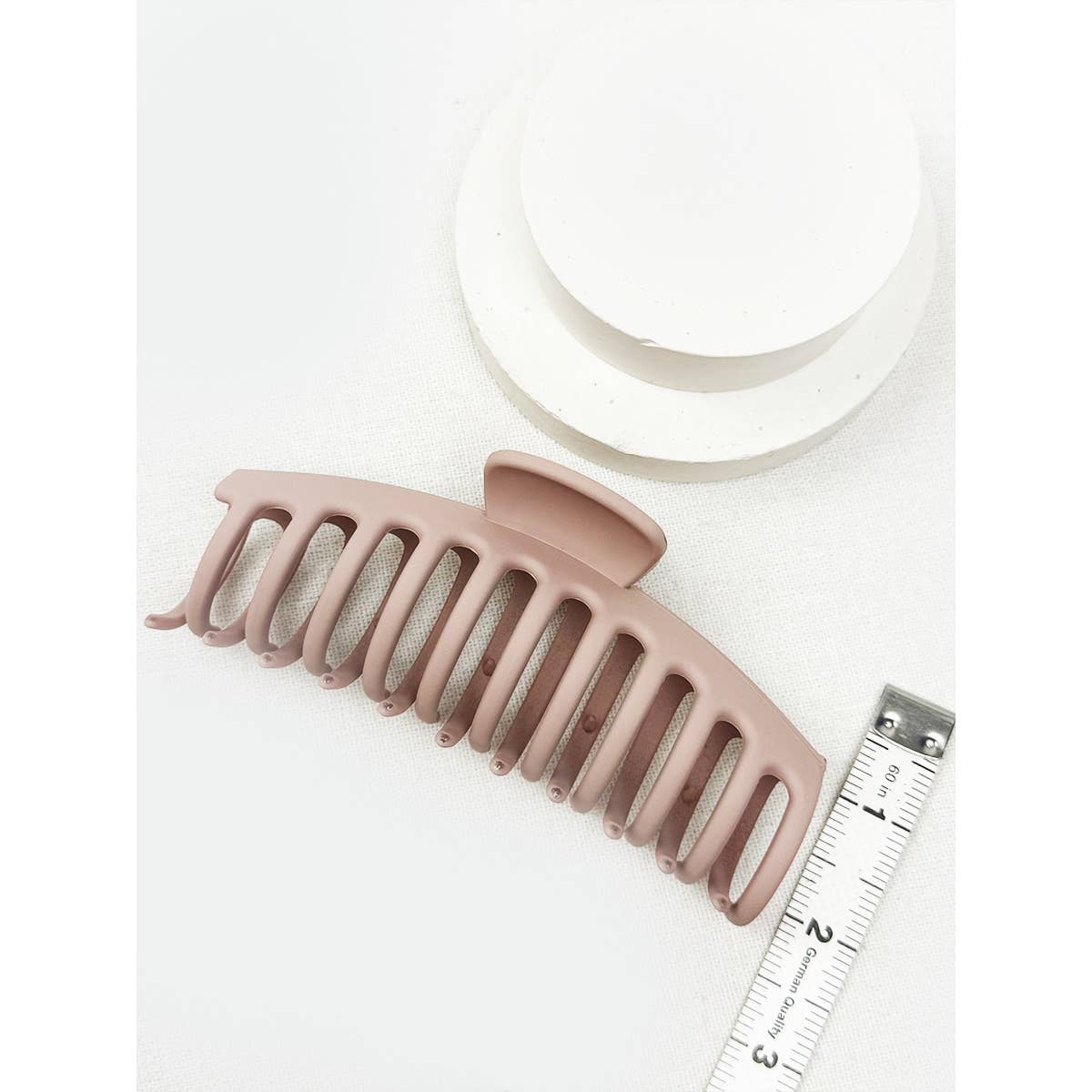 Hair Claw Matte Pastel Round Jumbo Clip