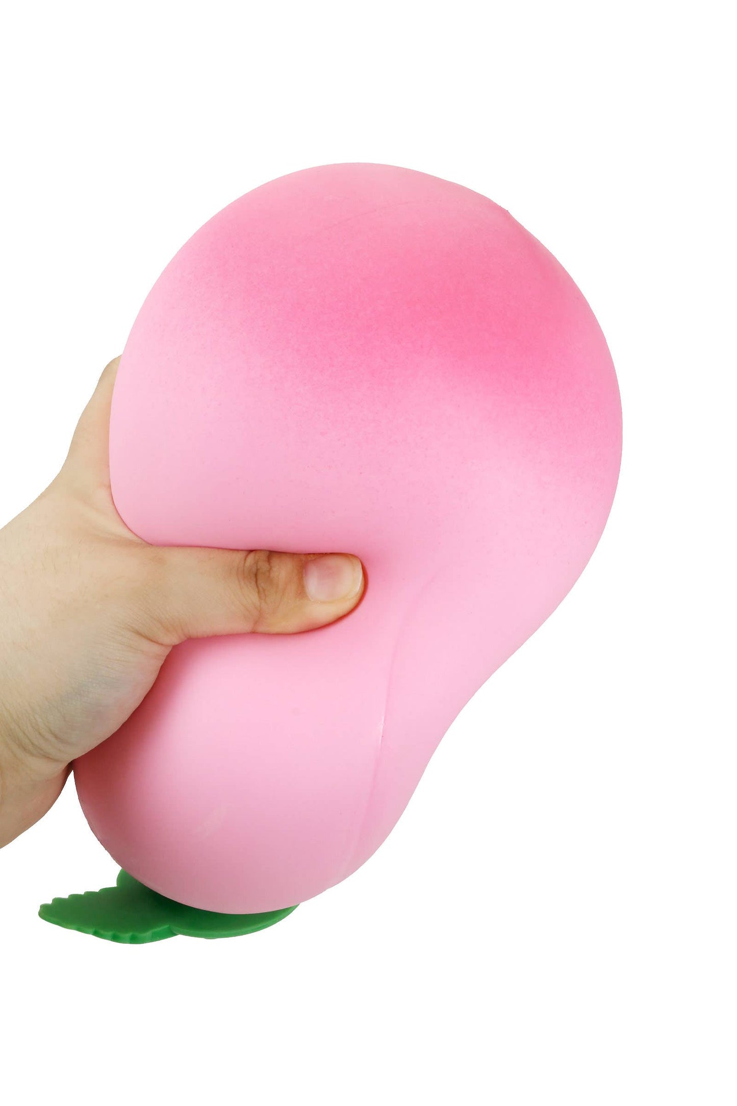 JUMBO 6 Inch Pink Peach Slime Filled TPR Squishy