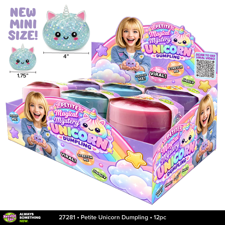 Fun Doh Petite Unicorn Dumpling Squishy - The Sensory