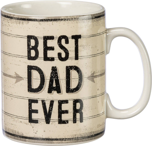 Mug Best Dad Ever Faith Based Gift For Father's Day Coffee Cup