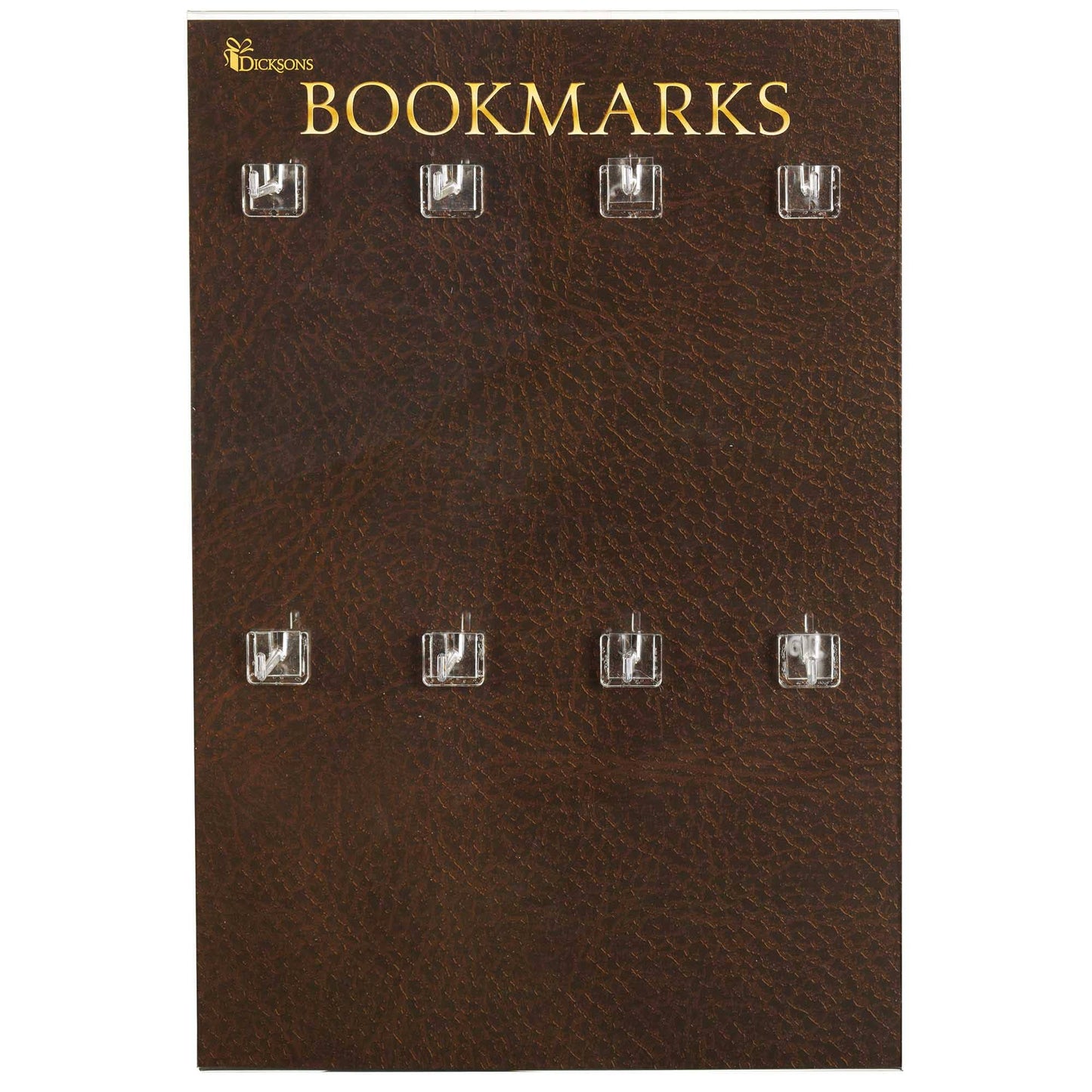 Bookmark Display Board The Sensory Tassel Design Brown Backdrop Holds 96 Bookmarks