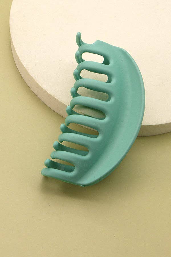Hair Claw Clip Oversized Matte Half Moon Chic Non Slip Durable Accessory