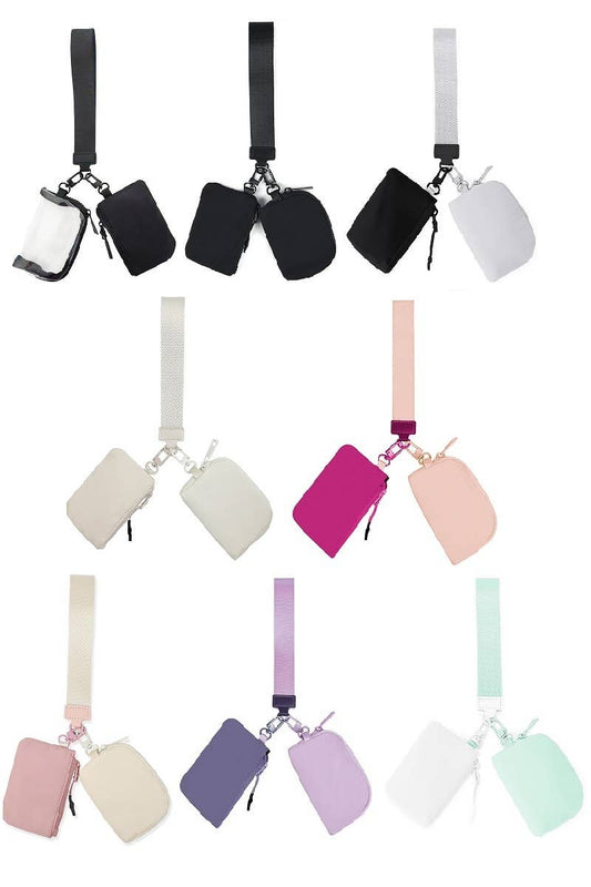 Wristlet Keychain Wallet With Dual Pouches Modest Fashion And Christian Gifts