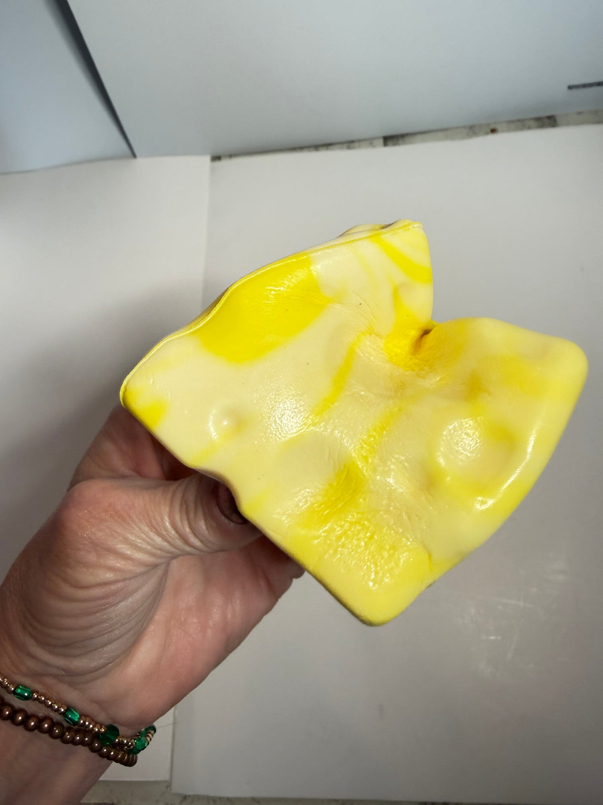 Slow Rise Cheese Block Squishy - The Sensory