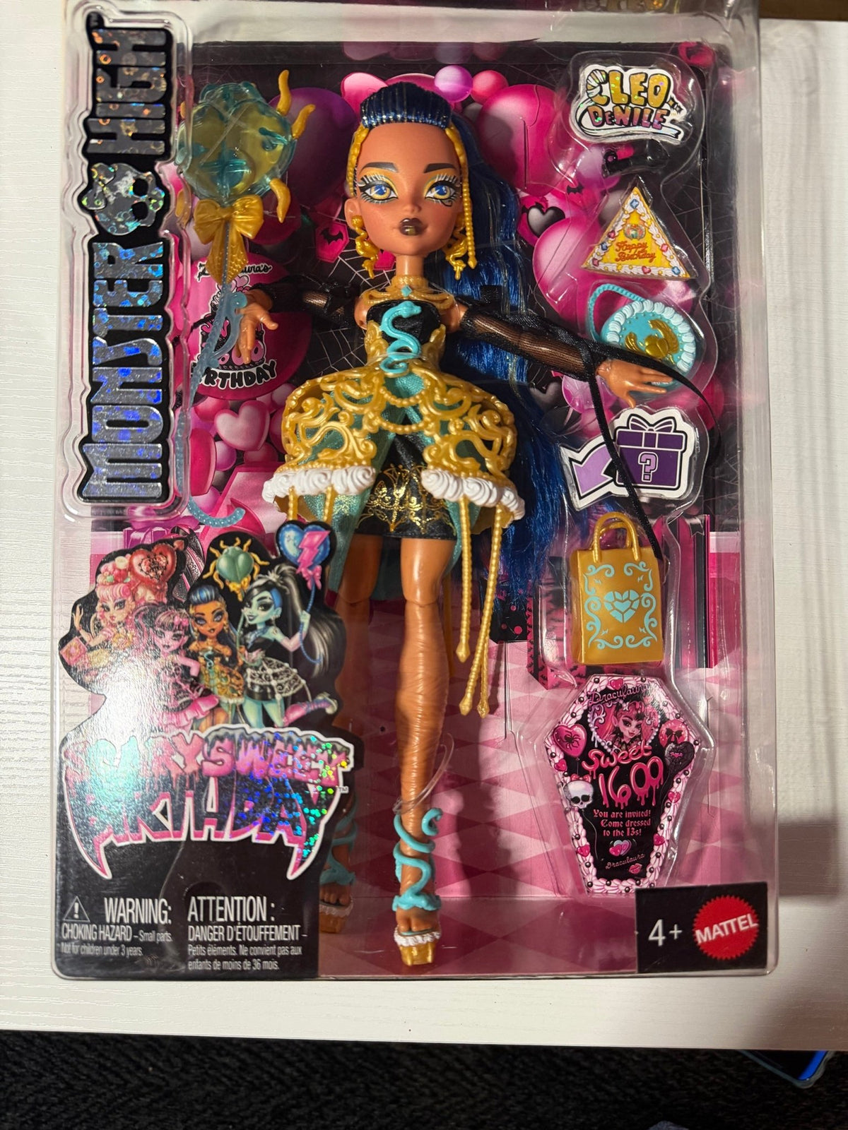 Monster High Cleo de Nile Scary Sweet Birthday Doll - The Sensory