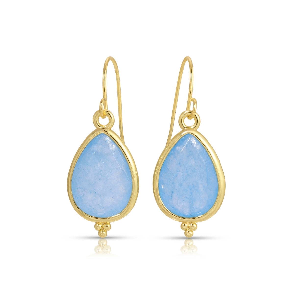 Teardrop Stone Earrings - The Sensory
