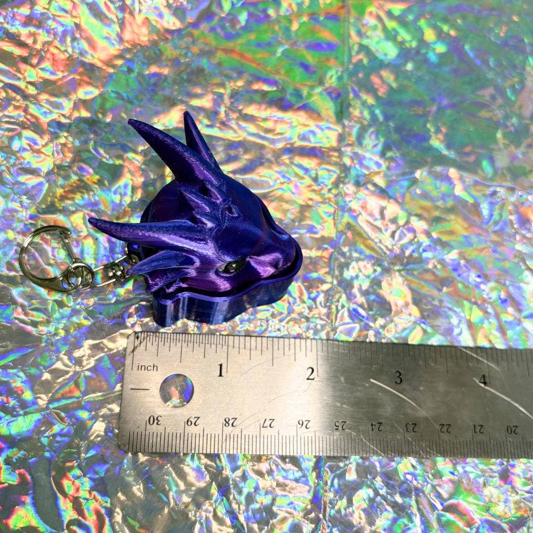 Romantasy Dragon Head Fidget Clicker