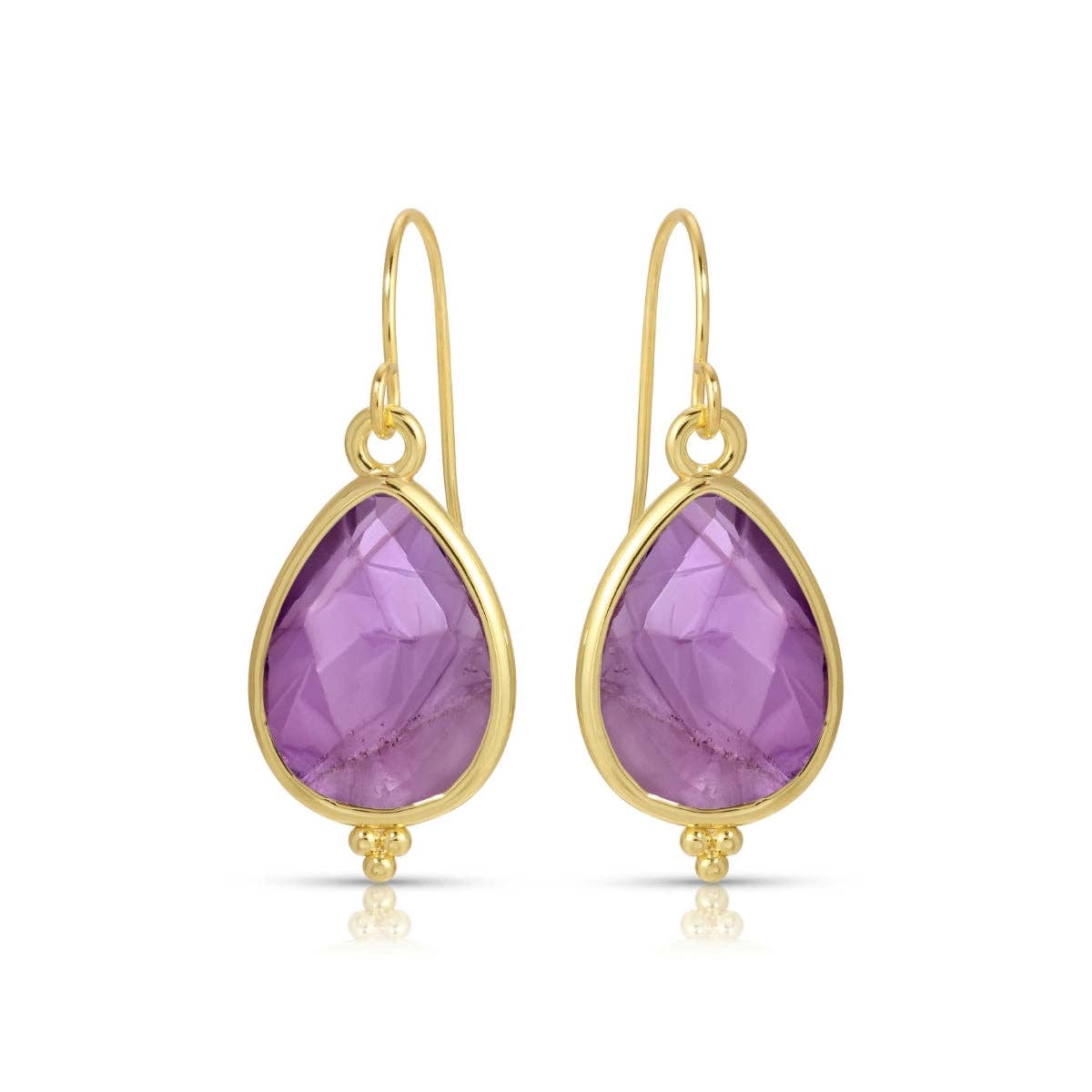 Teardrop Stone Earrings - The Sensory